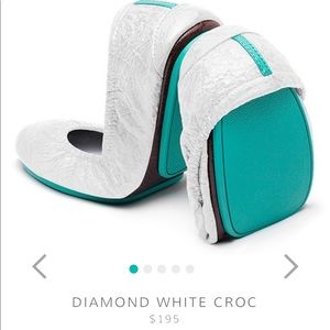 White Diamond Croc Tieks (Used)